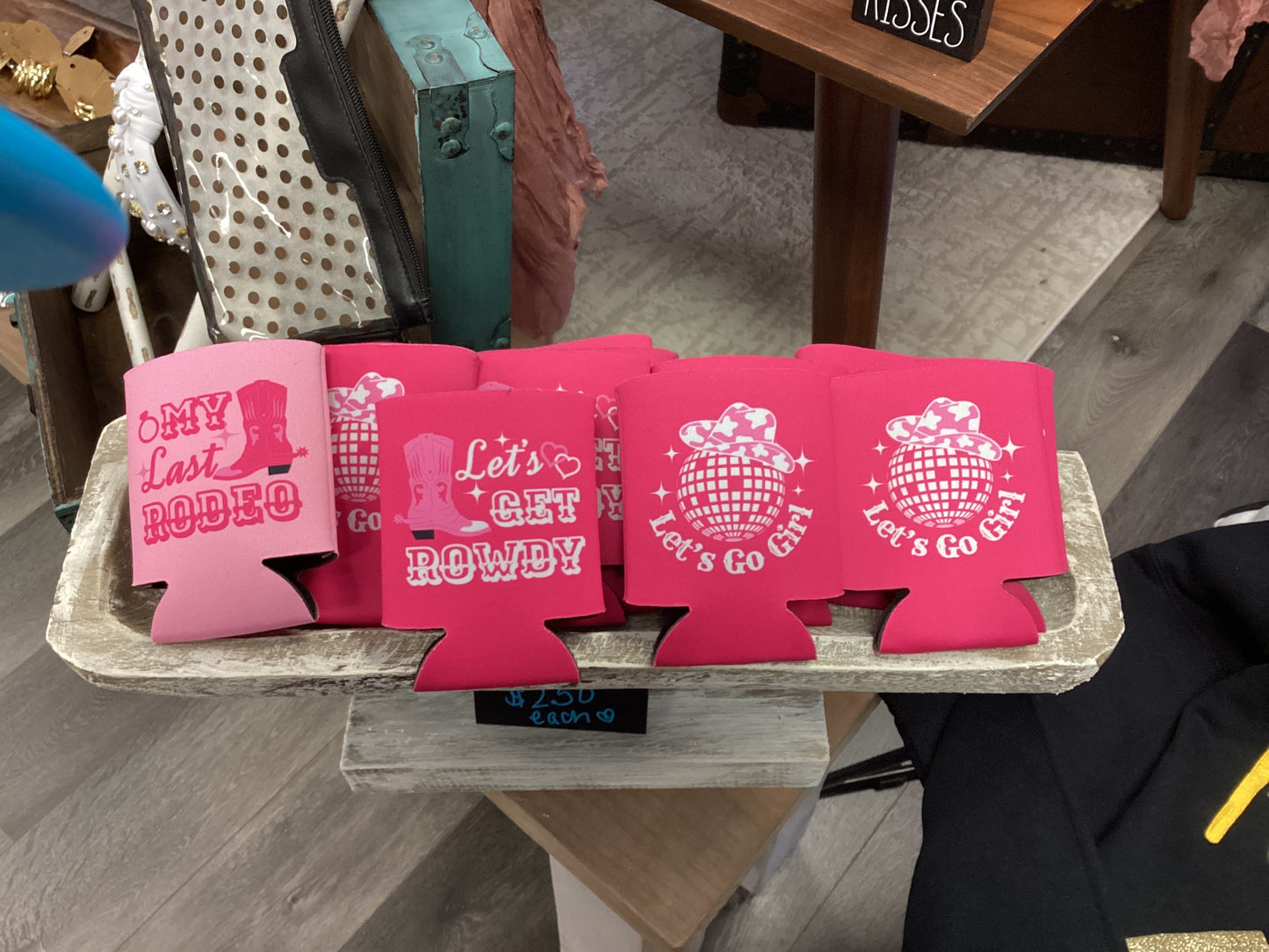 12 pack cowgirl Koozies