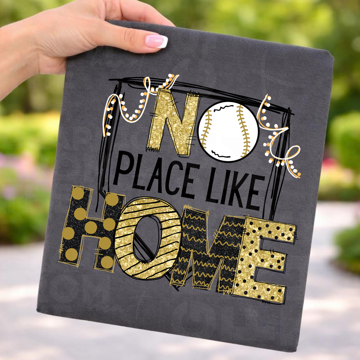 No Place Like Home Baseball Digital Download