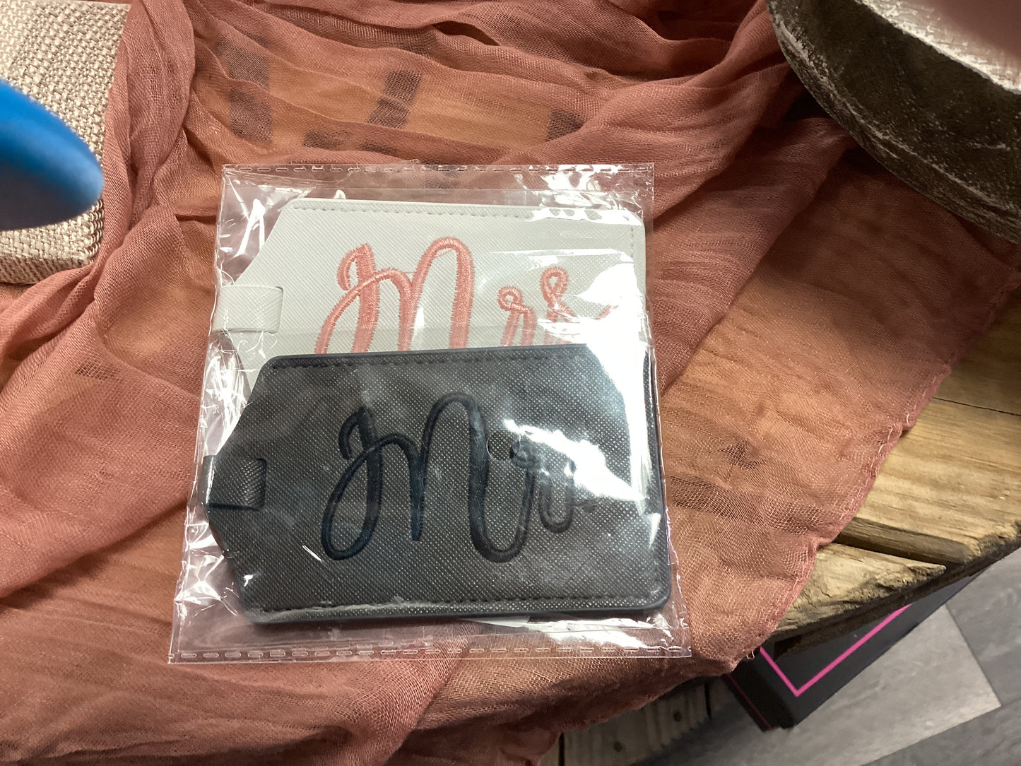 Mr. and Mrs. Luggage Tags