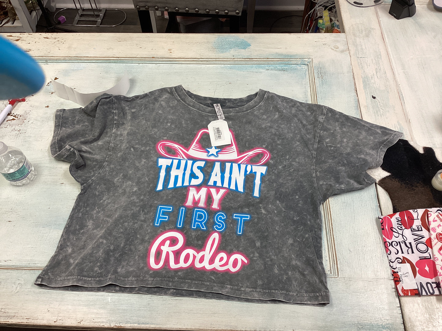 Not My First Rodeo Cropped Tee