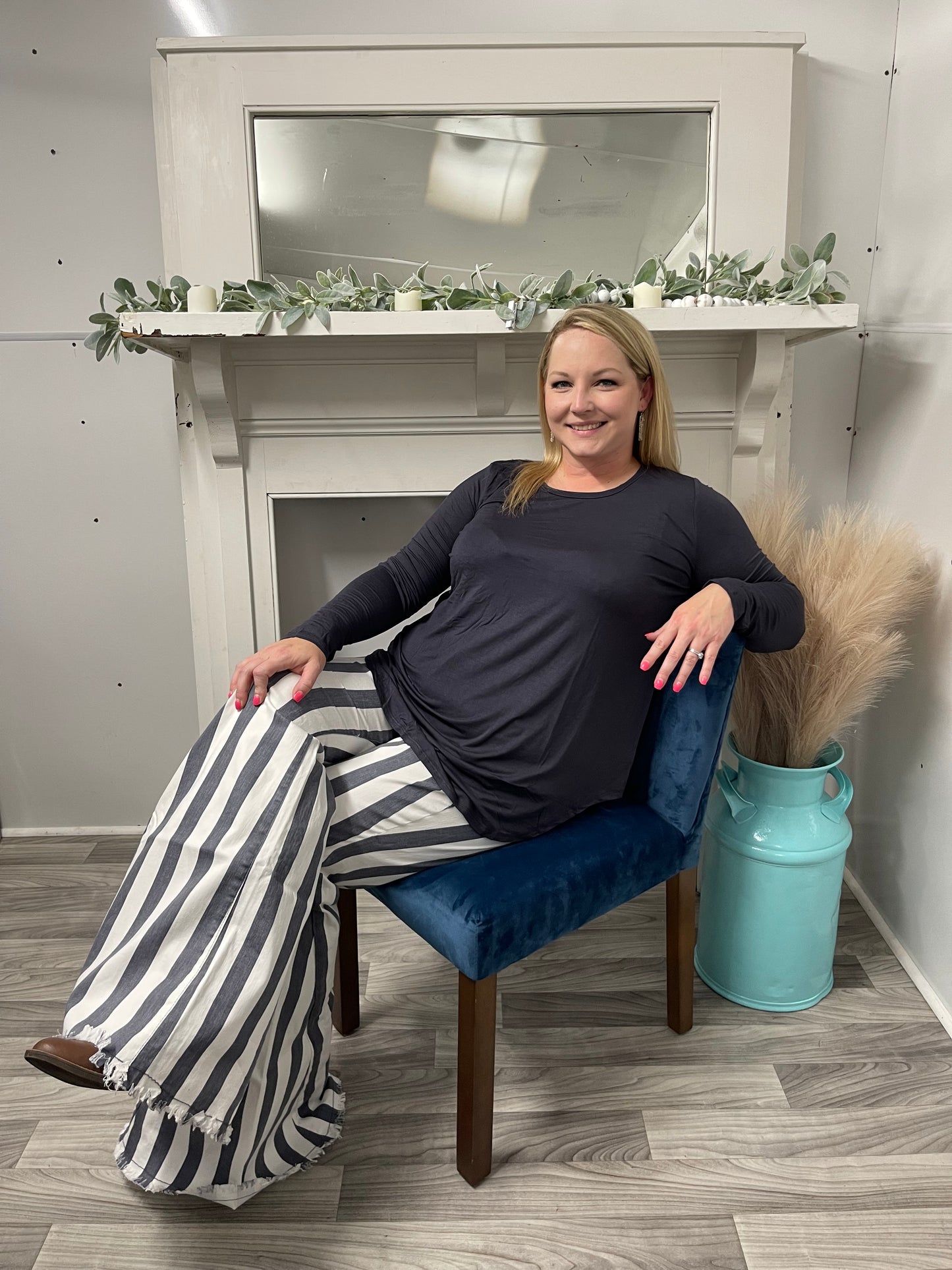 The Perfect Long Sleeve top- Curvy