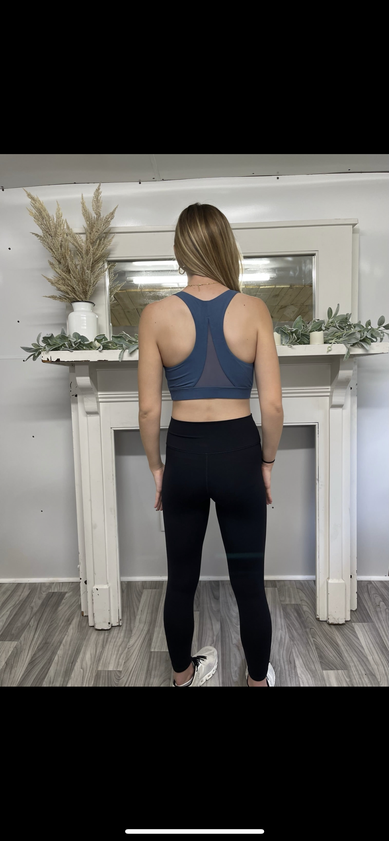 Curvy BRONZE Ultra Form Fit High-Waist Leggings-Black Mono B