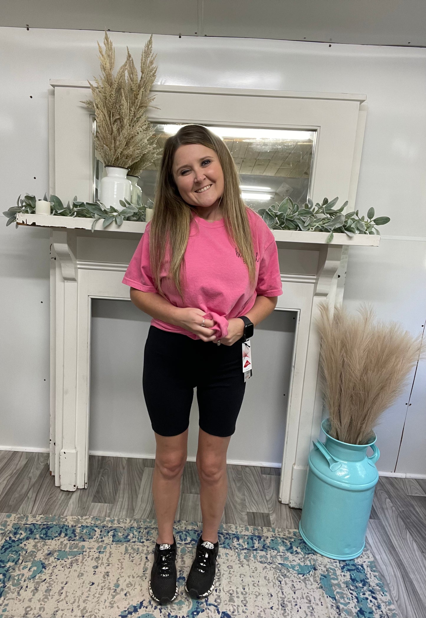 Mono B Black Biker Shorts