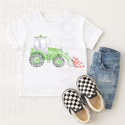 Tractor Valentines Day png, digital download