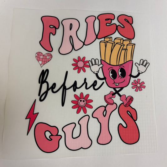 Fries Before Guys Valentine's Day DTF Transfer