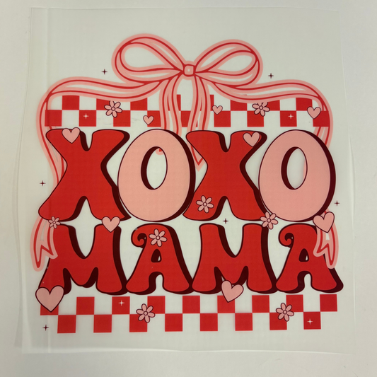 XOXO Mama Valentine's Day Adult DTF Transfer