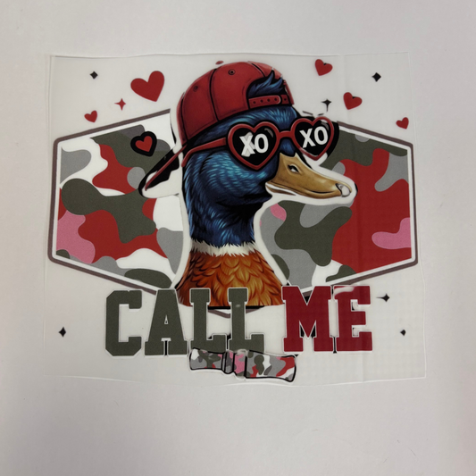 Call me boy Valentine's Day DTF Transfer