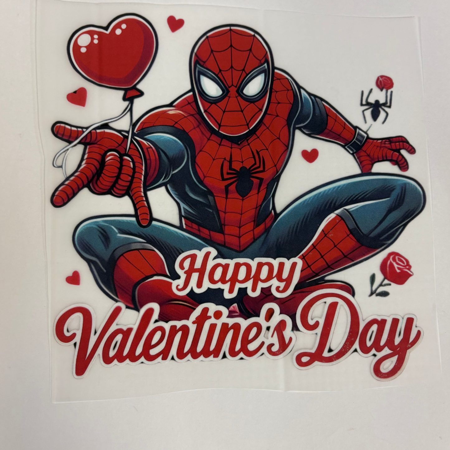 Spiderman Valentine's Day Kid DTF Transfer