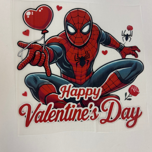 Spiderman Valentine's Day Kid DTF Transfer