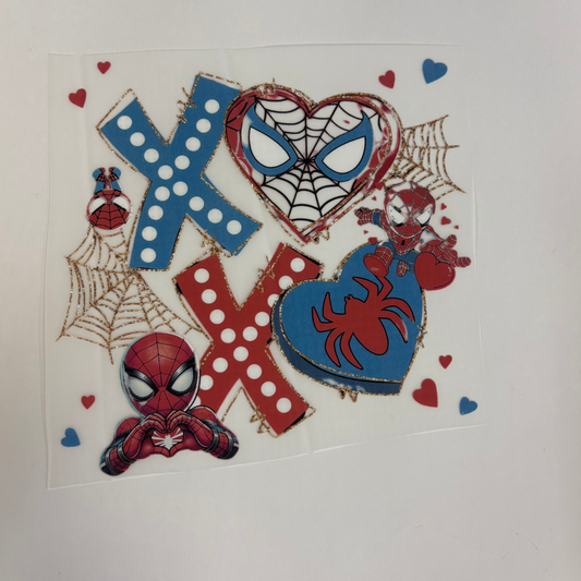 Spiderman XOXO Valentine's Day Kid DTF Transfer