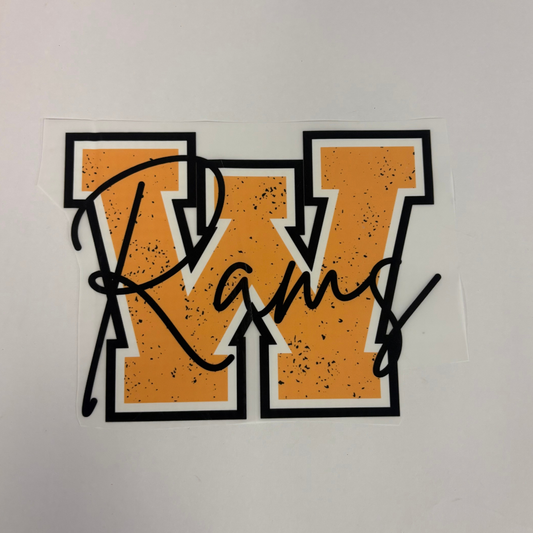Black and Gold Adult DTF Transfer