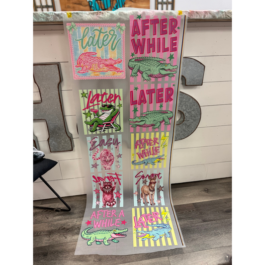 PREMADE GANGS- Later Gator and other animals