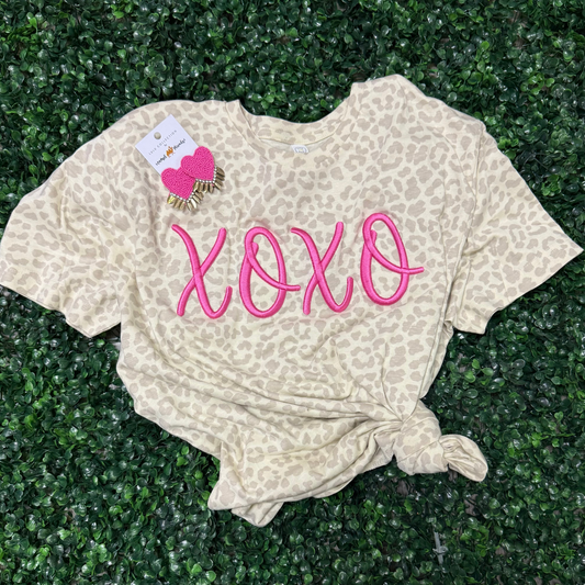 XOXO Puff Embroidery File - Digital Download