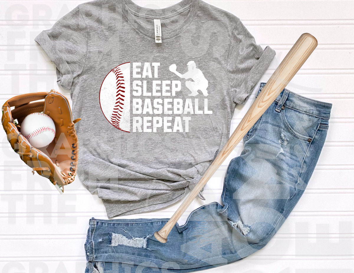 Eat Sleep Baseball Repeat Digital Download