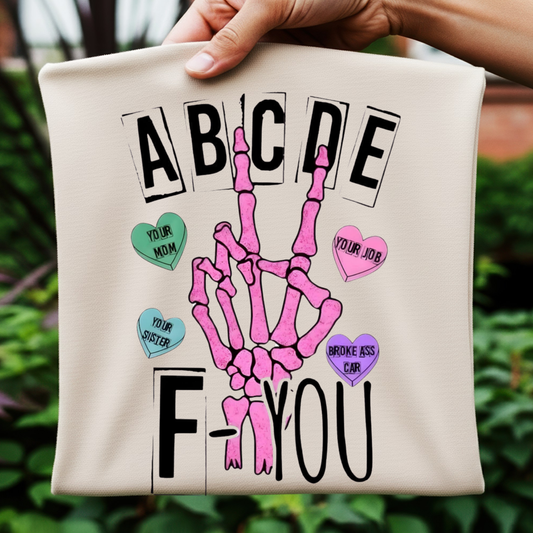 A B C D E F - YOU : digital download only