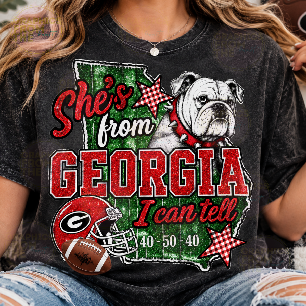 Shes From Georgia, I can Tell, Preppy Sports PNG