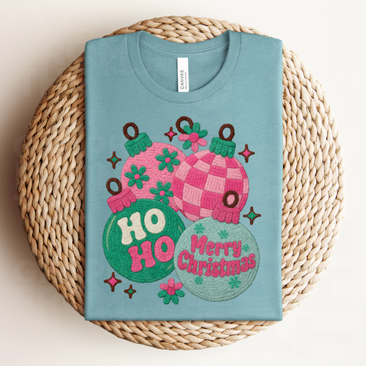 Ho Ho Merry Christmas -faux yarn digital download