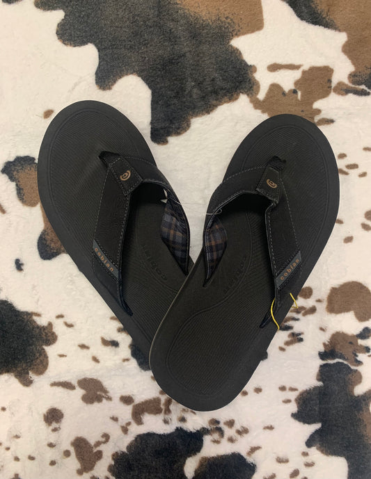 Mens Midnight Flipflops