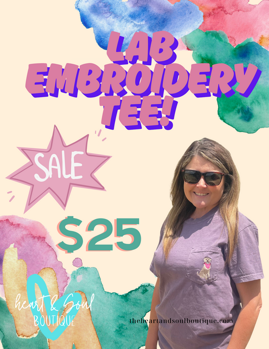 Lab Embroidery Tee