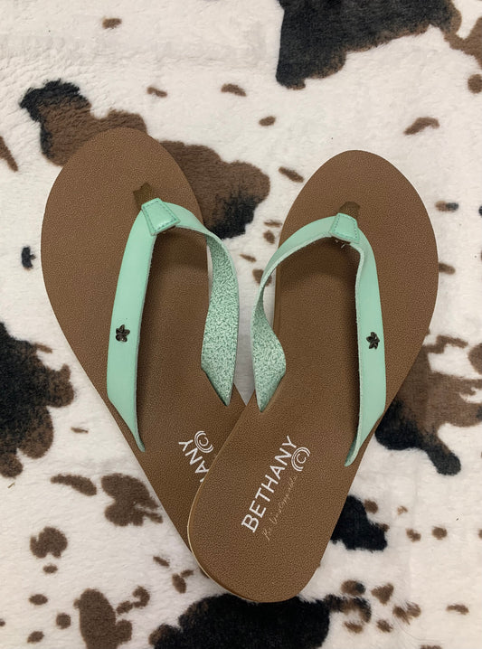 Womens Seafoam Flipflops