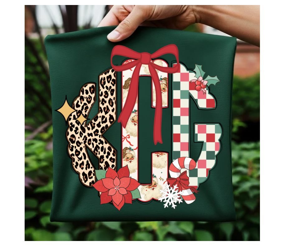 Cow print Monogram Tee