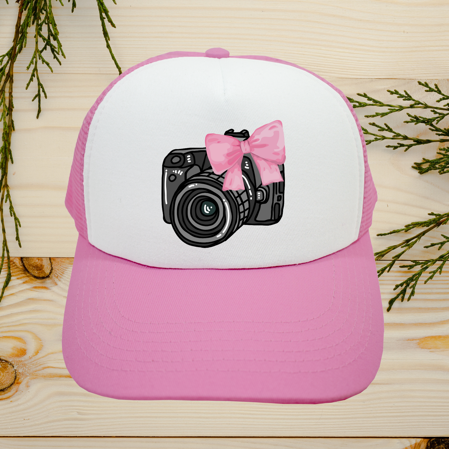 Camera and Bow Hat