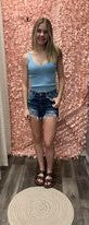 Vintage Blue Knit Top
