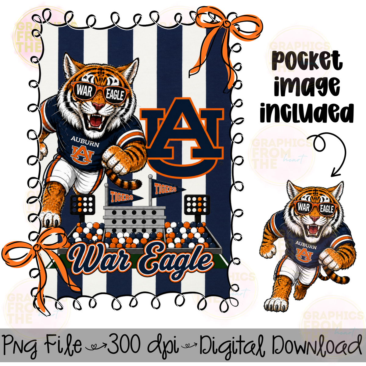 Preppy Sports PNG, Alabama, Auburn