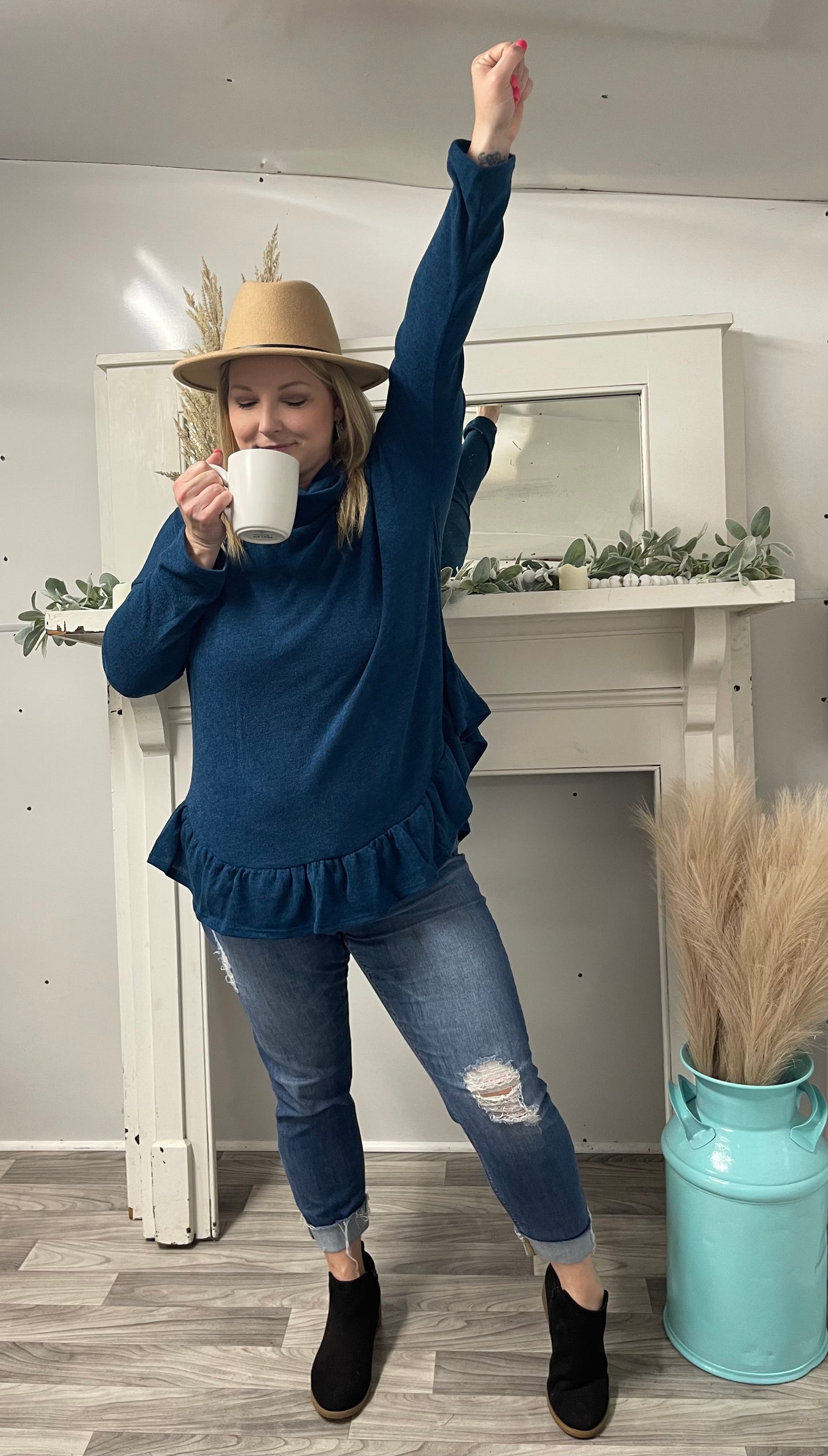 Sweet Lovely Blue Sweater